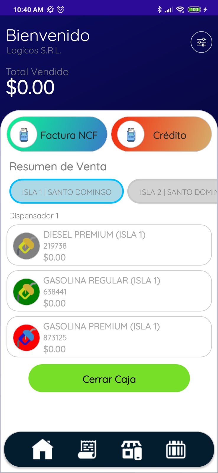 Dashboard Principal